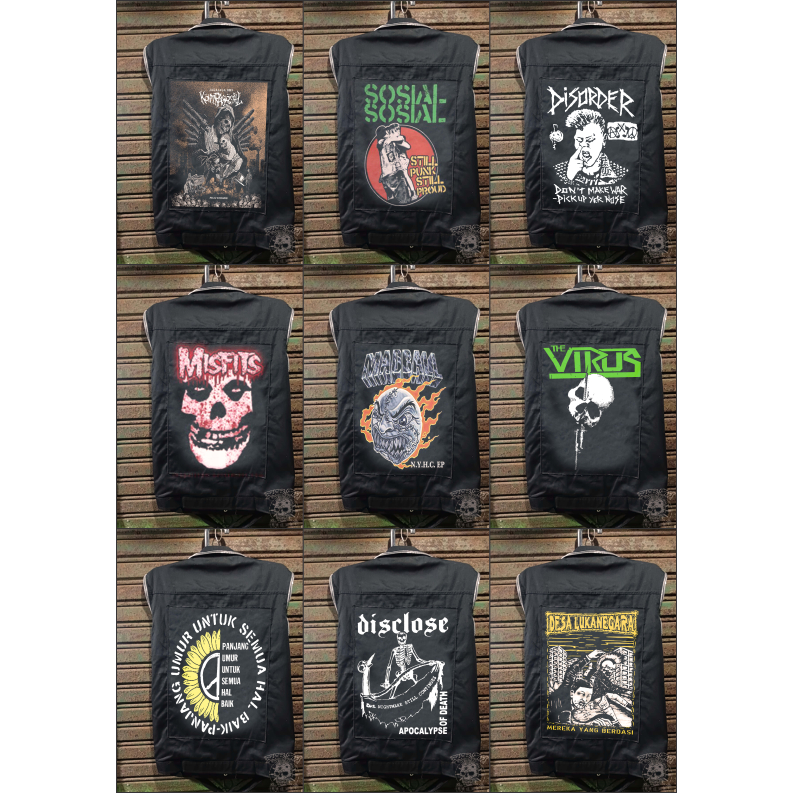 BACKPET EMBELM PUNGGUNG,EMBLEM PUNK,EMBLEM BESAR.EMBEM PUNK,EMBLEM BAND PUNK.EMBLEM JAKET.EMBLEM JAK