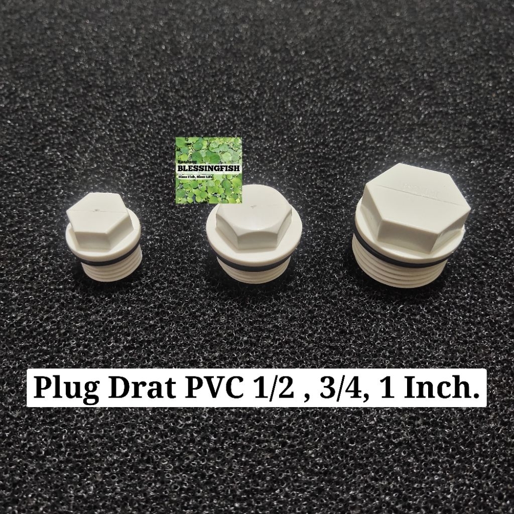 Plug Drat PVC Dop Drat PVC Pipa 1/2 Inch Dop Drat PVC Pipa 1/2 Inch Aquarium Aquascape