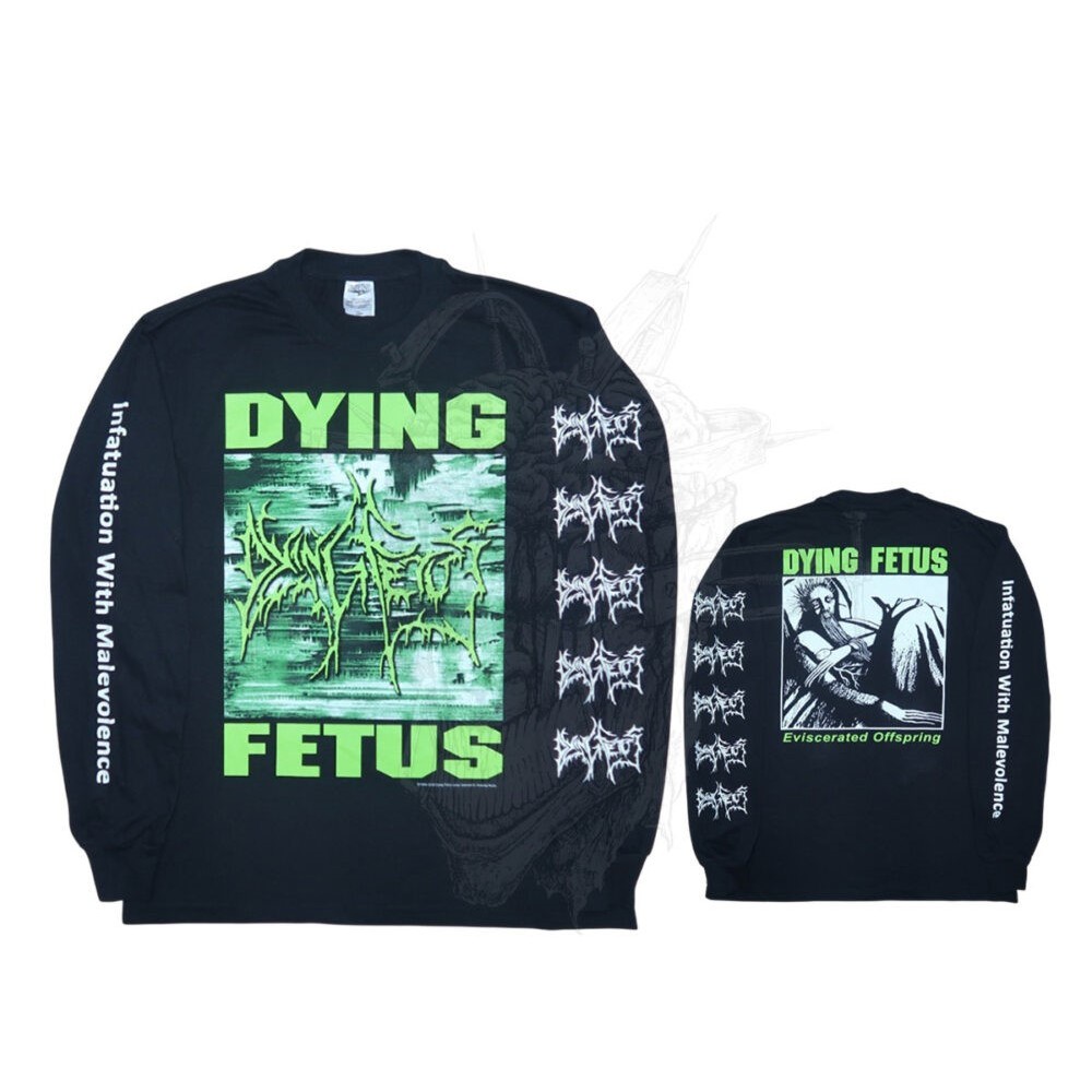 ORIGINAL LONGSLEEVE DYING FETUS - INFATUATION WITH MALEVOLENCE (FirstPrint)