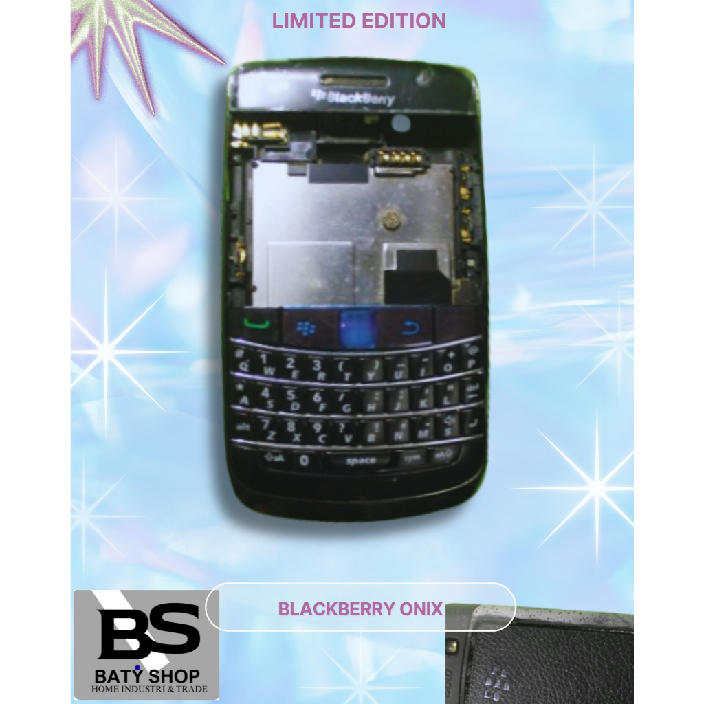 Casing Blackberry Onyx 2 fullset warna hitam