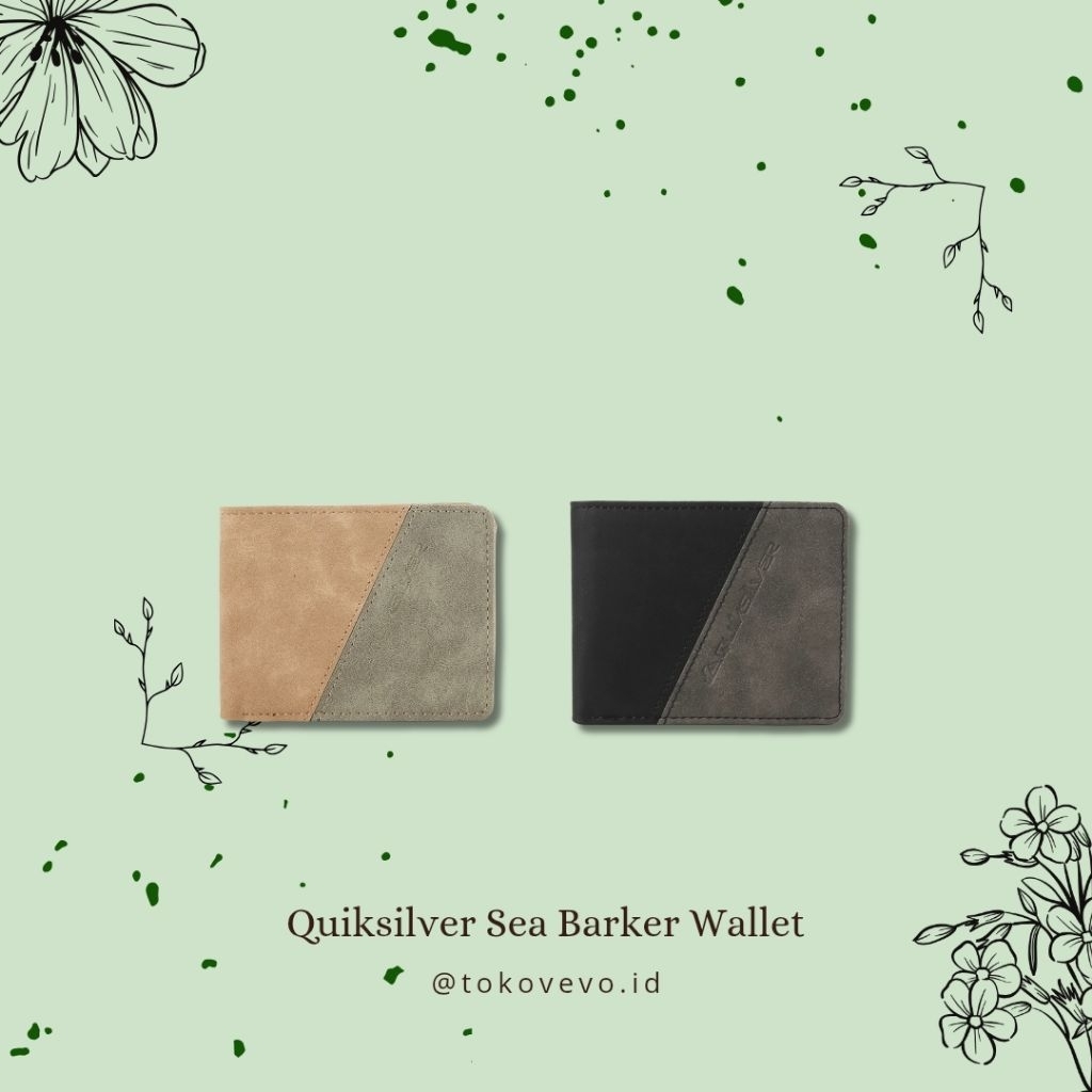 Dompet Pria Quiksilver Sea Barker Wallet - Quiksilver Original