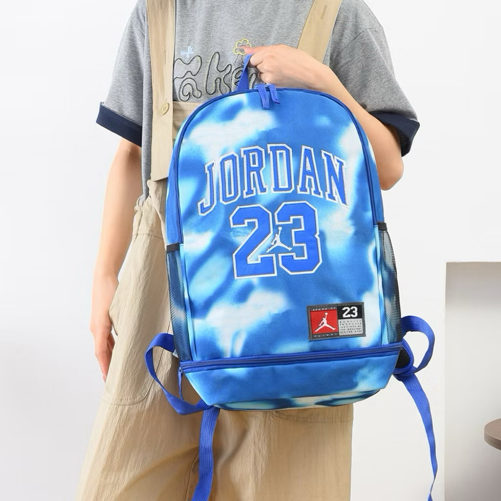 BACKPACK JORDAN 23 SPORTY CANVAS CLOUD BLUE // TAS RANSEL JORDAN