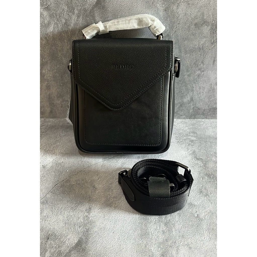 Pedro Phone Bag/Mini Sling Bag - Black (100% Original)