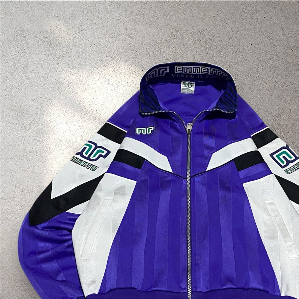 Tracktop Vintage Colorblock Spell Out Multicolour Brand Ennerre