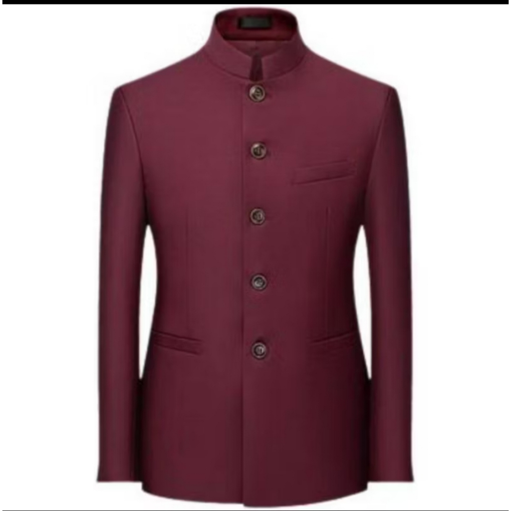 Jas Koko Mandarin / Jasko Pakaian Muslim Pria / Jas Pria / Kain Hightwis Premium