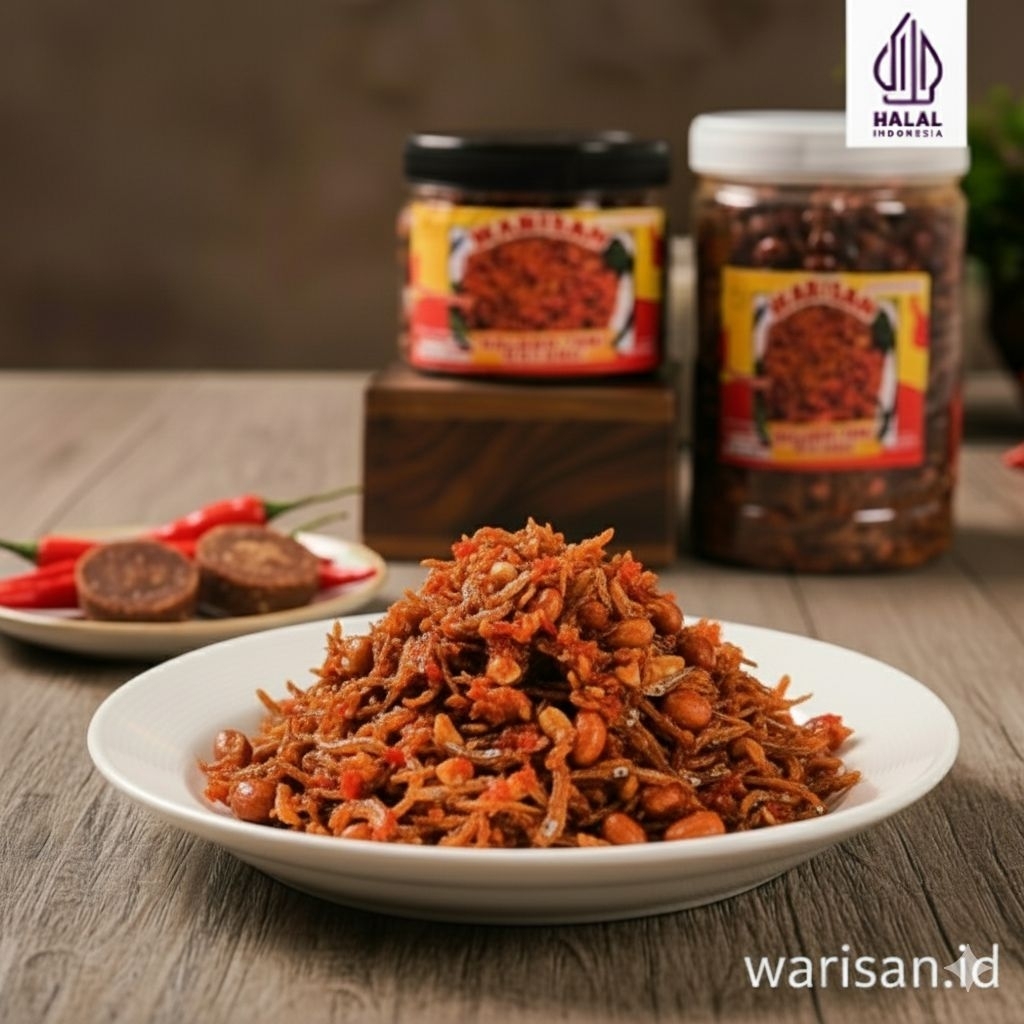 Lauk Kering Tahan Lama Sambal Balado Teri Kacang Manis Gurih Pedas / Makanan Instan Tanpa Pengawet /