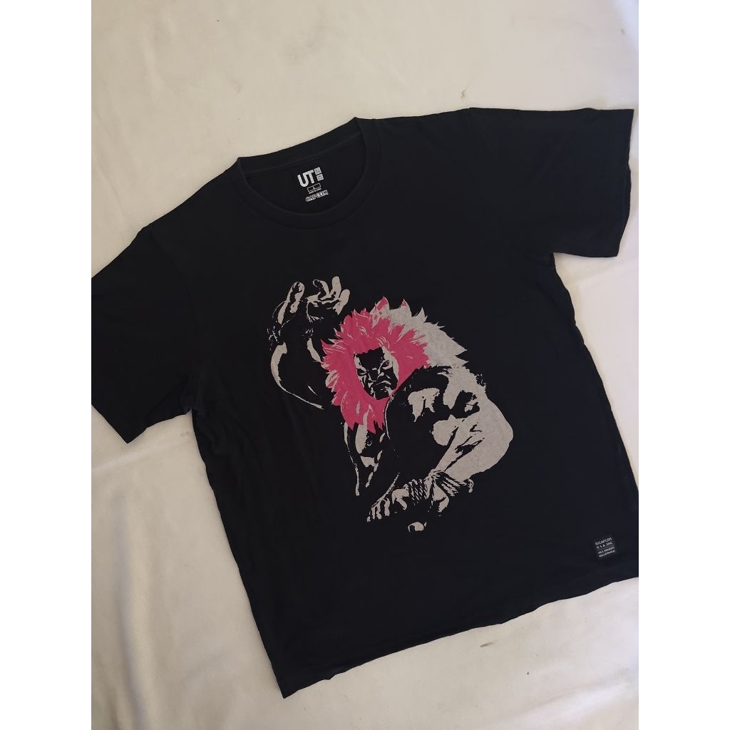 Baju Kaos Uniqlo Colab Capcom Street Fighter Lagi