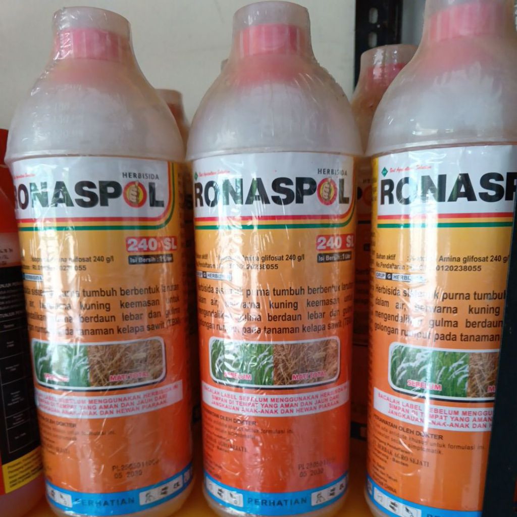 herbisida ronaspol 240sl obat rumput sistemik 1liter