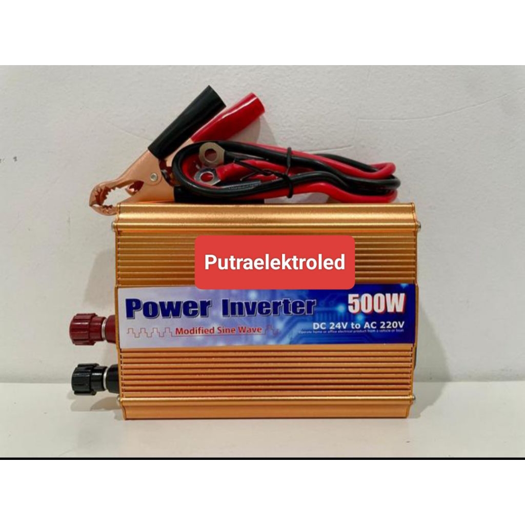 Inverter 500 Watt DC 24 Volt to AC 220 Volt USAT / inverter DC 24V ke AC 220V 500 W Usat