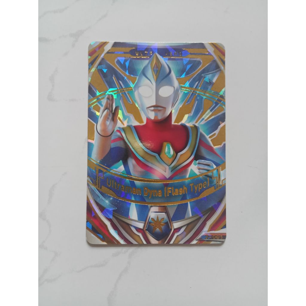 Kartu ori Ultraman Fusion Fight Ultraman Dyna Flash Type