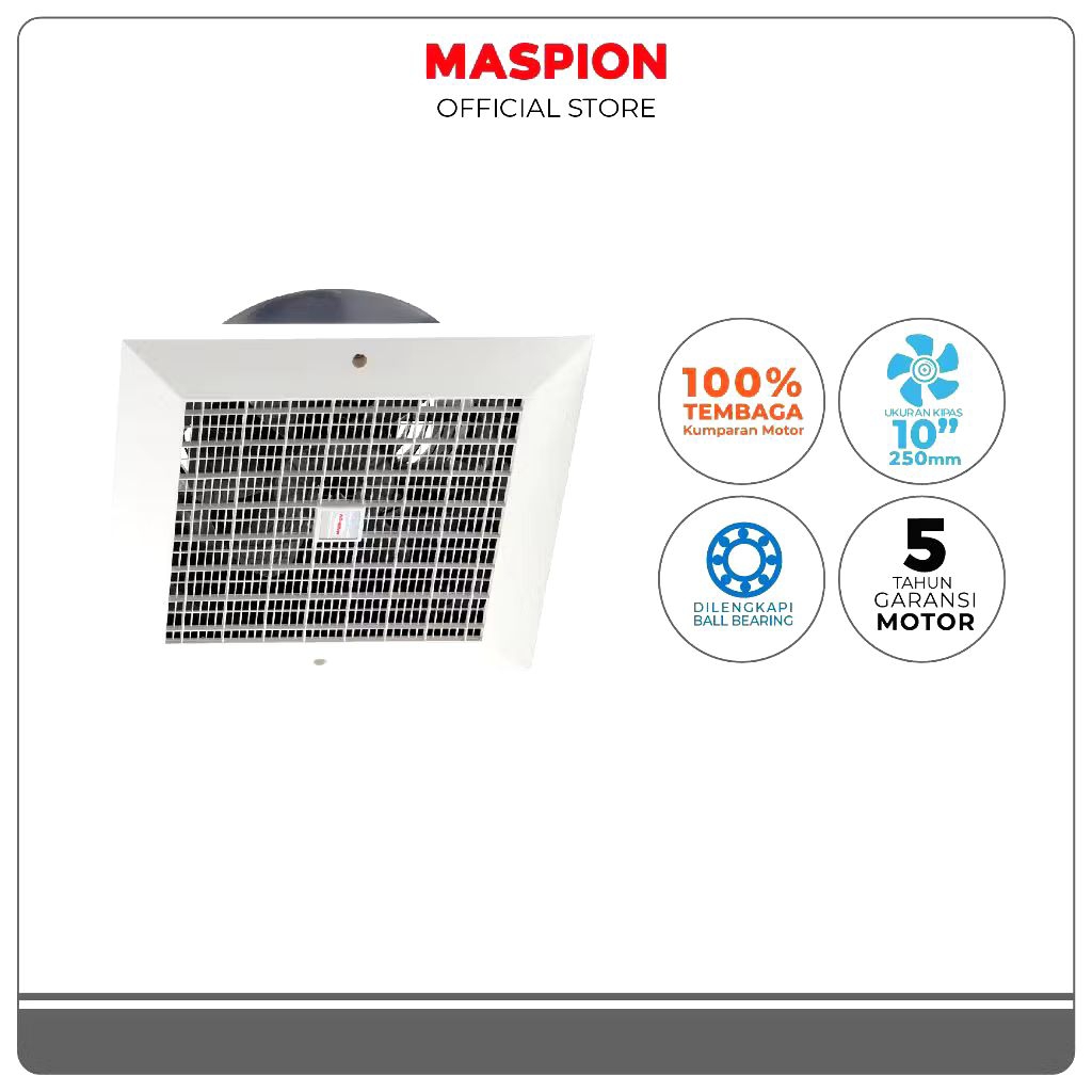 MASPION Exhaust Fan Plafon CEF-20 Exhaust Ceiling 8 inch
