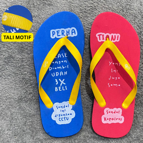 Sandal jepit pria model anti maling sandal unik