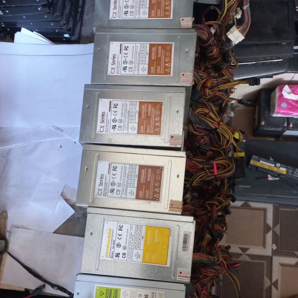 TERJAMIN PSU Komputer Second Simbada Dasumba 380W Full Set