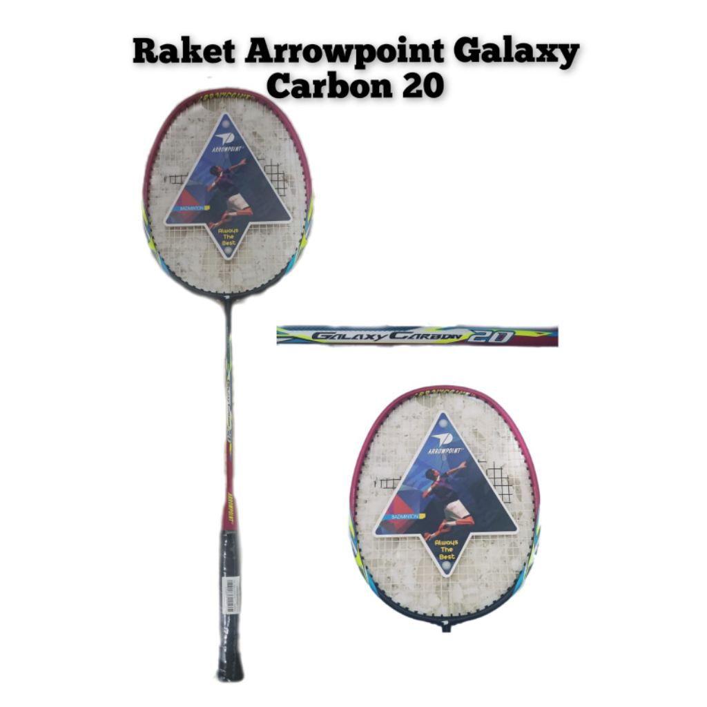 Raket Badminton ARROWPOINT Galaxy Carbon 20 Original