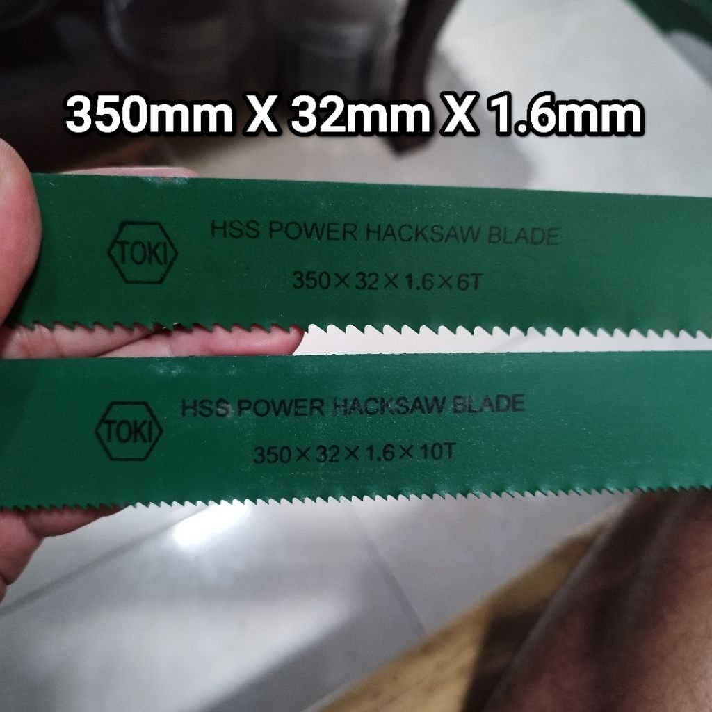 Gergaji Besi HSS 14" 14 Inchi Merk Toki Mata Hacksaw Toki 350X32X1.6 Mata Gergaji Besi Hack Saw Blad