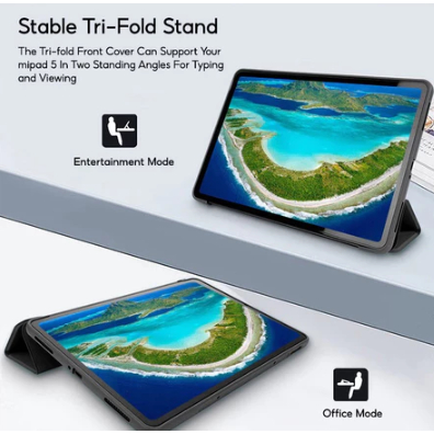 Casing Lenovo Xiaoxin Pad 11 Inch 2025 Tri-fold Casing Smart With Magnetic Flip Auto