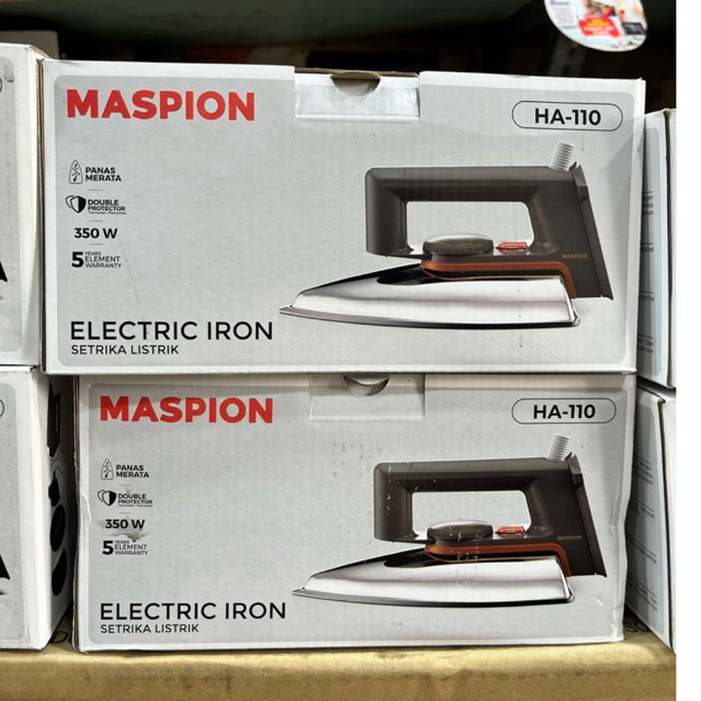 SETRIKA MASPION HA 110 - SETRIKA OTOMATIS MASPION - GOSOKAN MASPION HA 110 - SETRIKA MURAH - MASPION