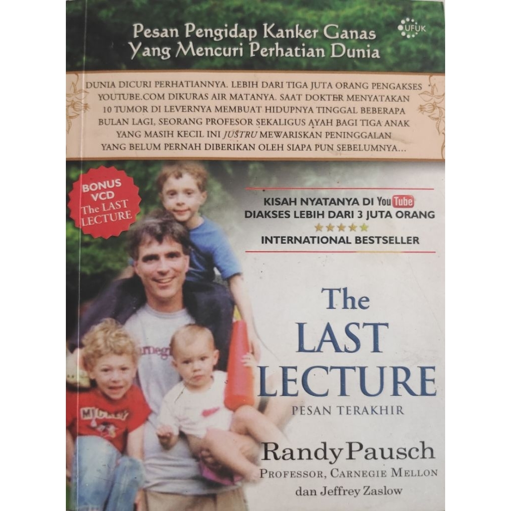 BUKU THE LAST LECTURE BEKAS ORIGINAL