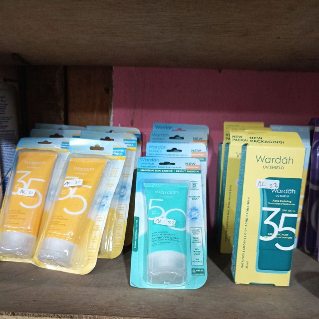 Sunscreen Wardah  Gel SPF 30 & 50 %