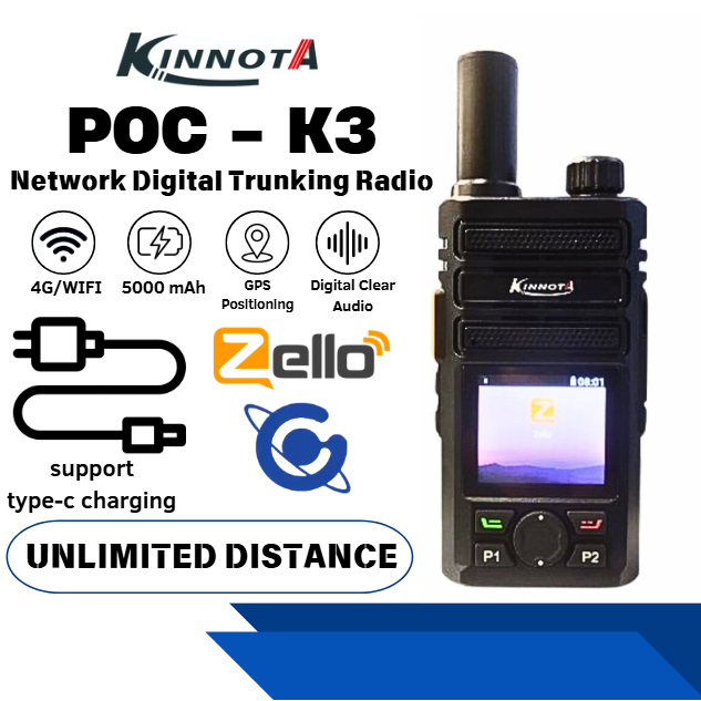 HT POC KINNOTA K3 ANDROID WALKIE TALKIE