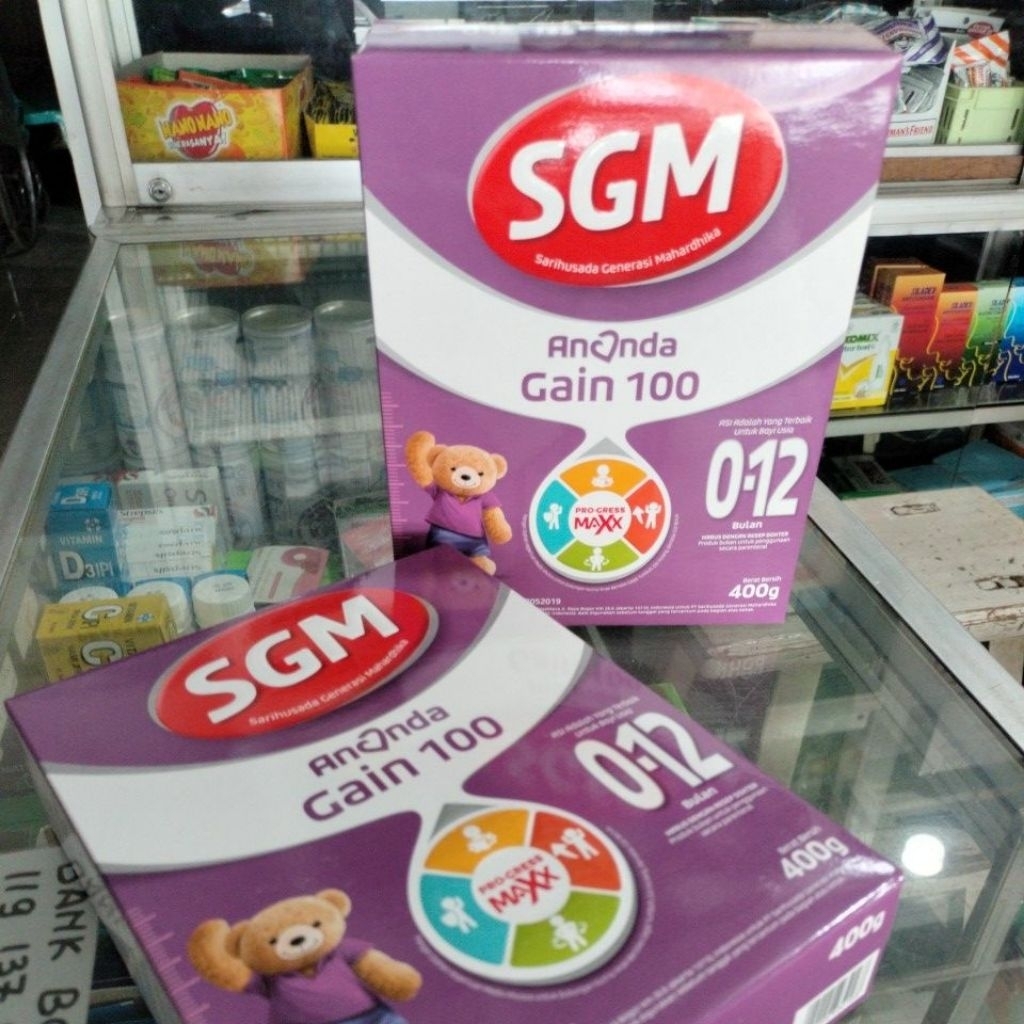 SUSU SGM ANANDA GAIN 100 UNTUK BAYI USIA 0-12 BULAN