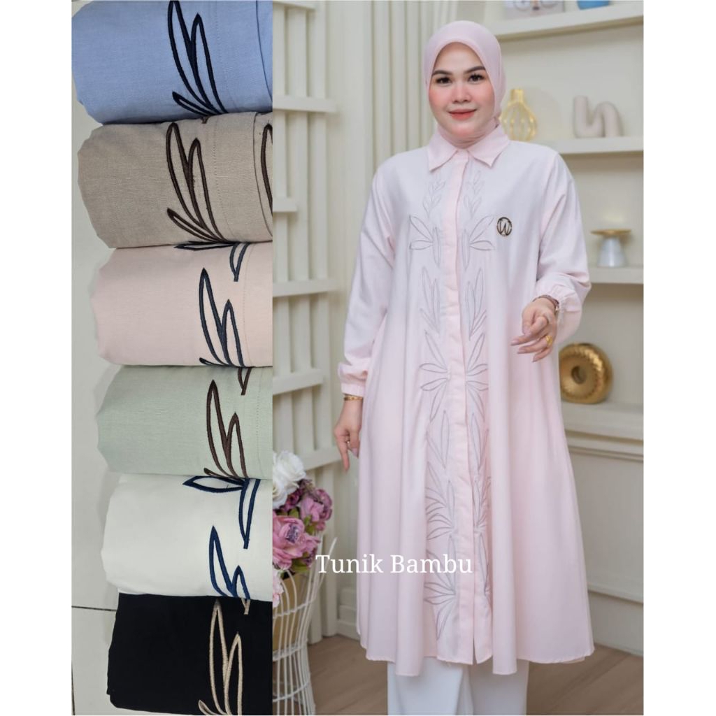 Tunik bambu by winody atasan premium