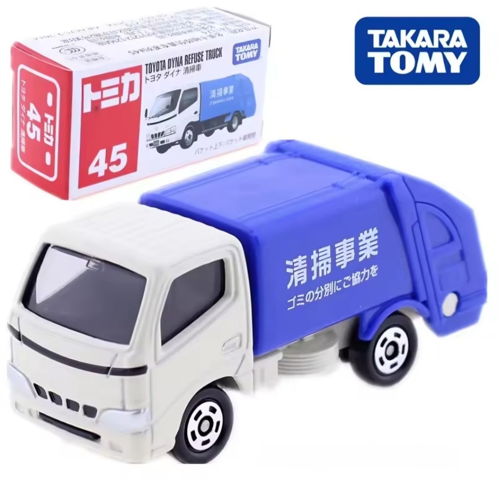 Tomica Reguler 45 Toyota DYNA Refuse Truck  Takara Tomy Original