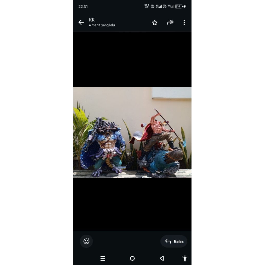 Shirohige and kaido action figure