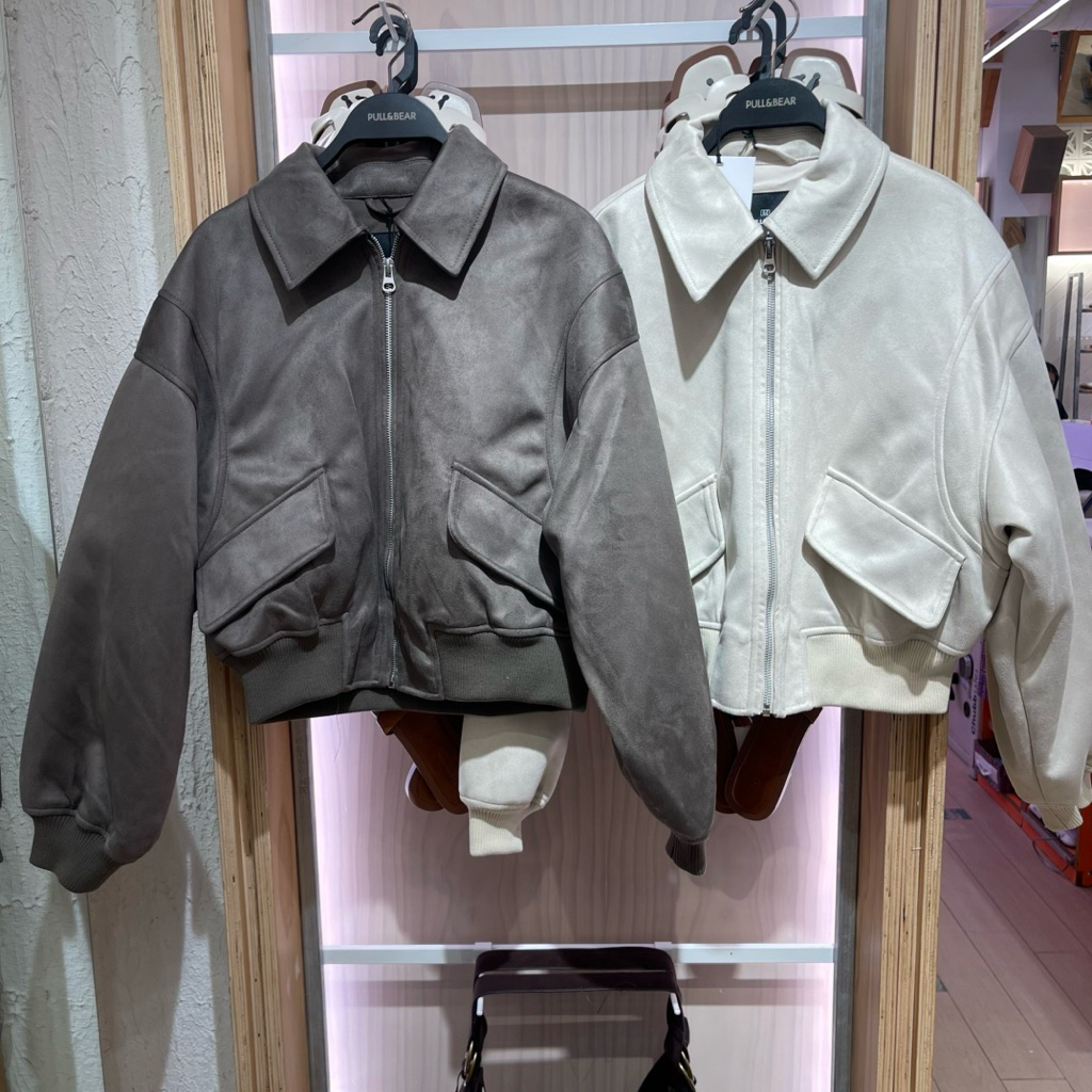 Jaket Suede PULL&BEAR Women Jastip (jasa titip)