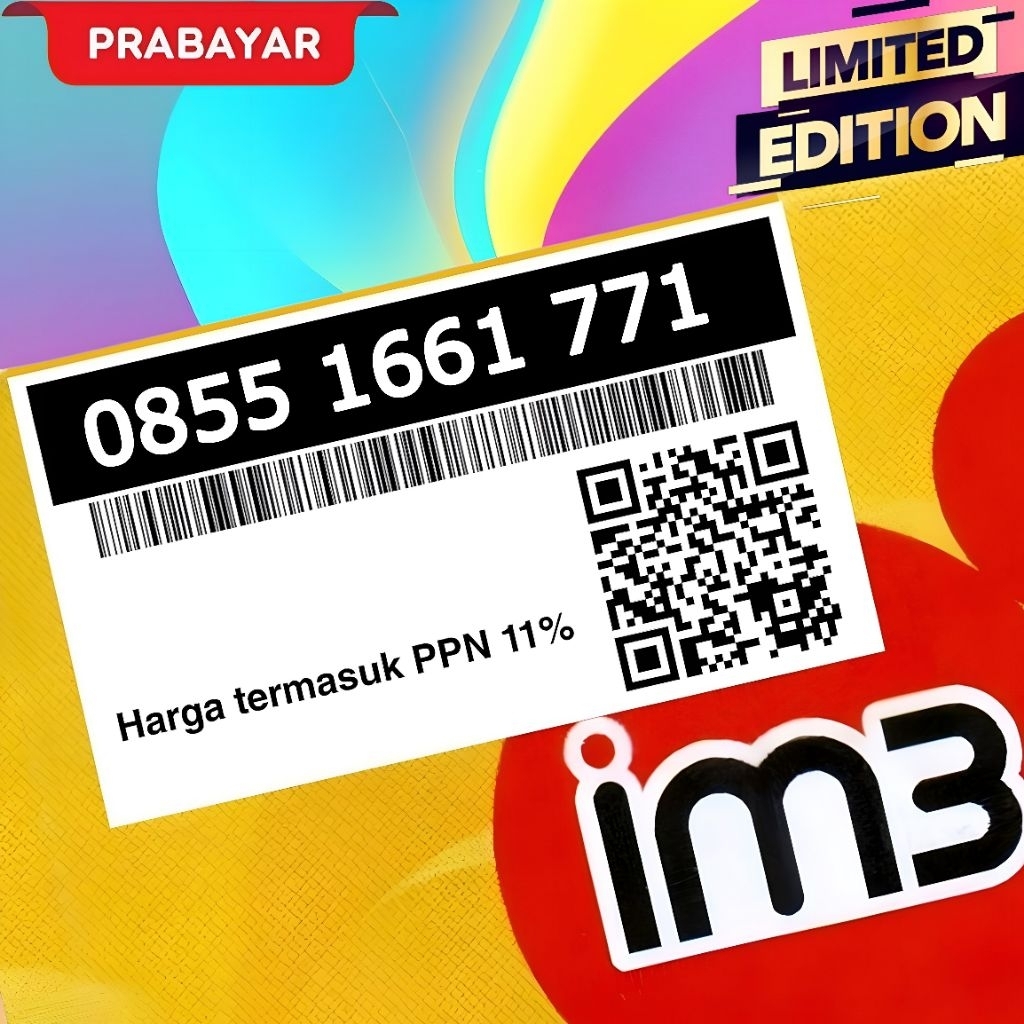 Kartu Perdana IM3 3GB NOMOR CANTIK Naik Urut
