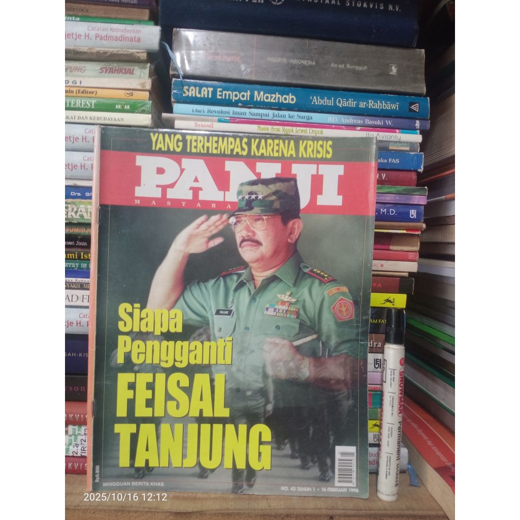 Majalah Panji Masyarakat: Siapa Pengganti Feisal Tanjung, No. 43 -  1998