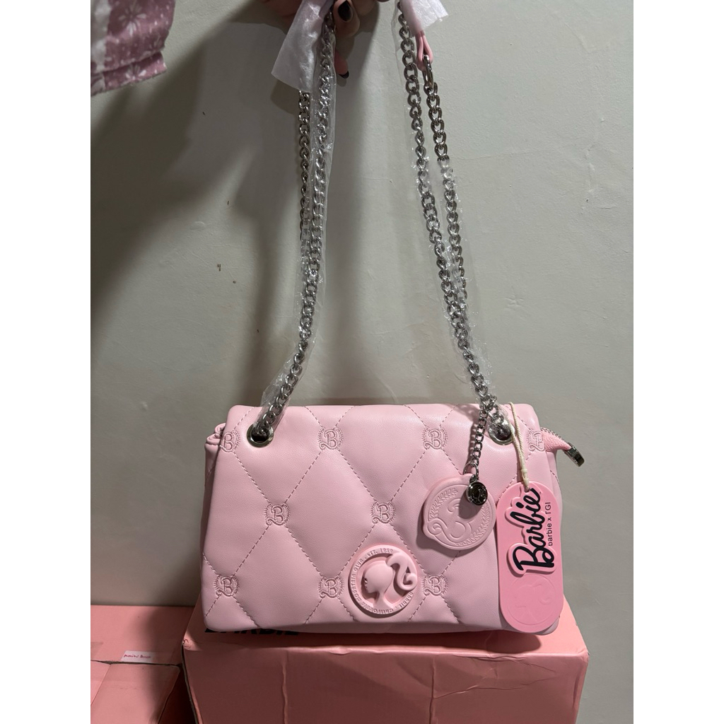 Tas Barbie Pillow - Pink