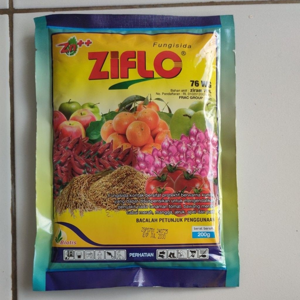 fungisida ziflo 76 wg 200 gr