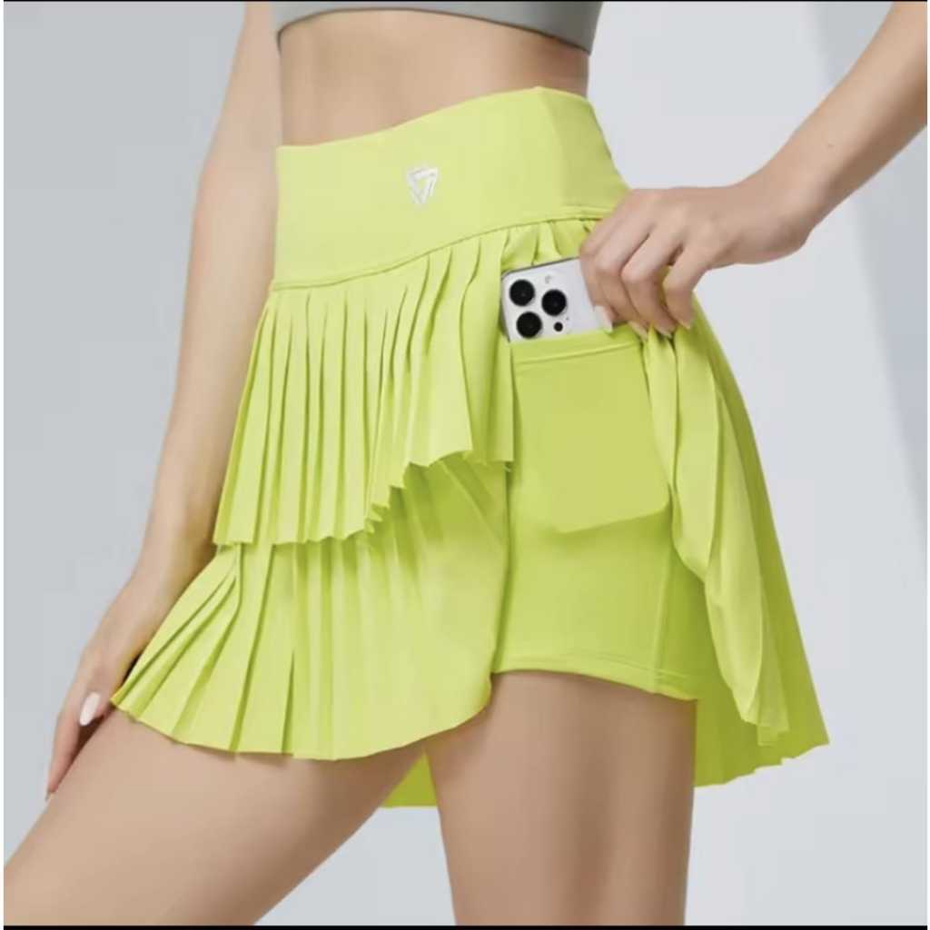 Celana Rok Padel Tenis Golf Wanita Olahraga - Rok Celana Pendek Wanita Gym Lari Padel Tenis CP01