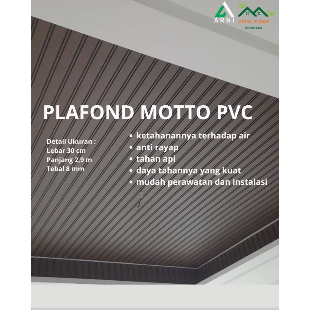 Plafond Motto bahan PVC