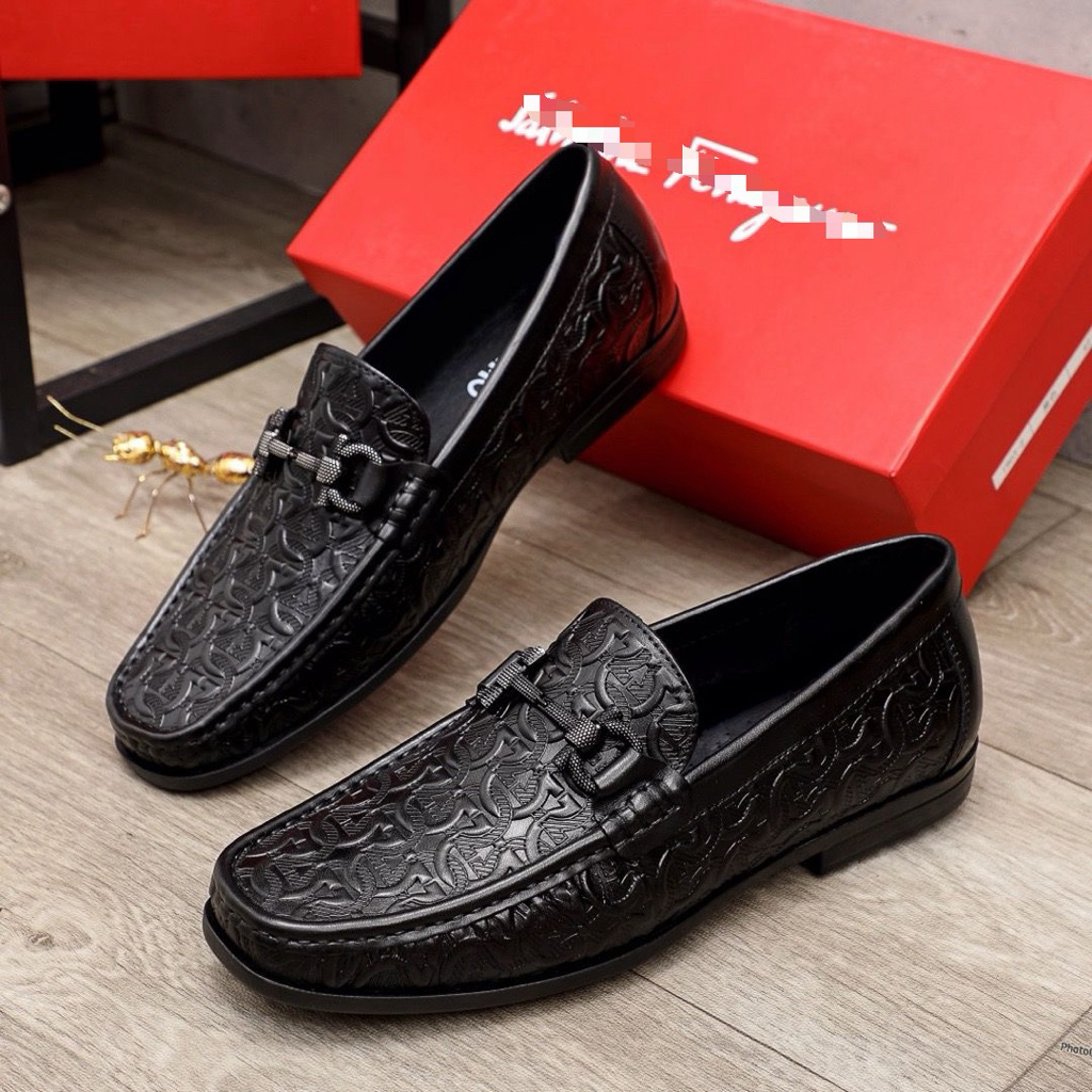SEPATU FORMAL PRIA HITAM POLOS / SEPATU PANTOFEL PRIA KULIT ASLI BRANDED