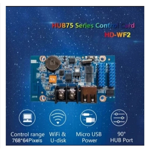 HD-WF2 controller LED huidu WIFI RGB Full colour HD bukan wf1