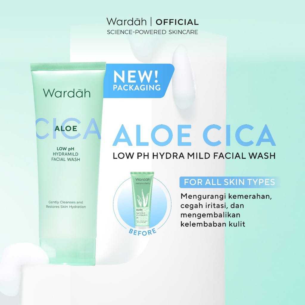 Wardah Aloe Low pH Hydra Mild Facial Wash