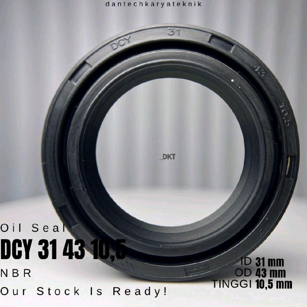 OIL SEAL DCY 31 43 10.5 SHOCK / SIL SHOK DEPAN GLPRO, TIGER, MEGAPRO, PCX, ADV, CB150R, VERZA, SUPRA