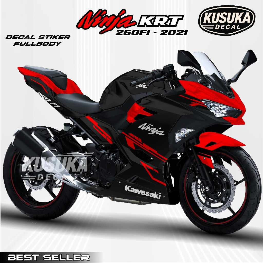Kusuka Decal Stiker Ninja KRT 250 FI Tahun 2021
