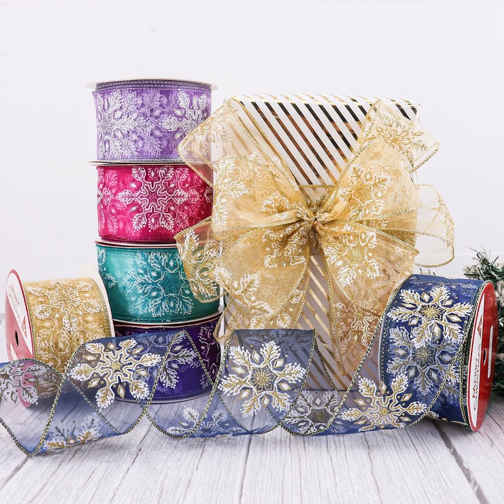 (1ROLL 22METER) PITA DEKORASI POHON NATAL PITA POHON NATAL PITA KAWAT NATAL