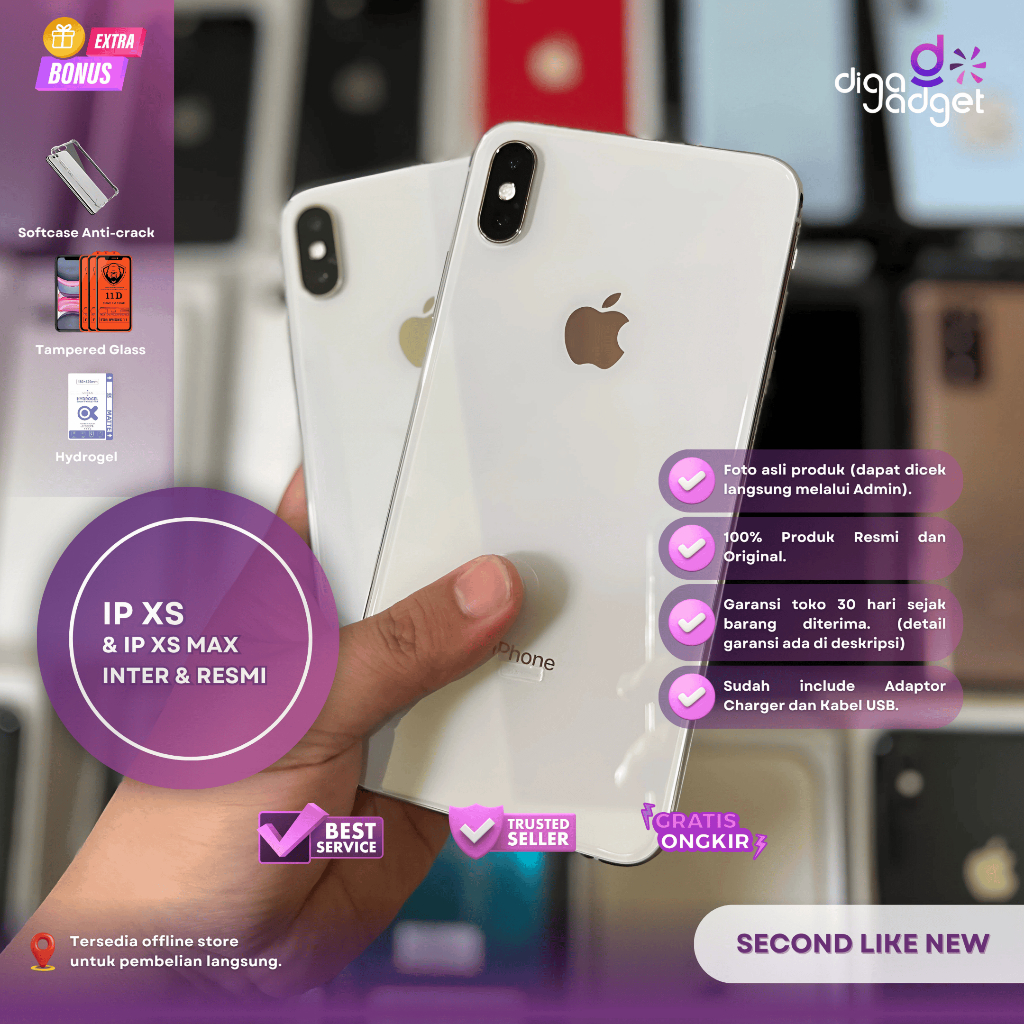 iPhone Xs 64Gb 256Gb | Xs max  64Gb 256Gb Fullset Original