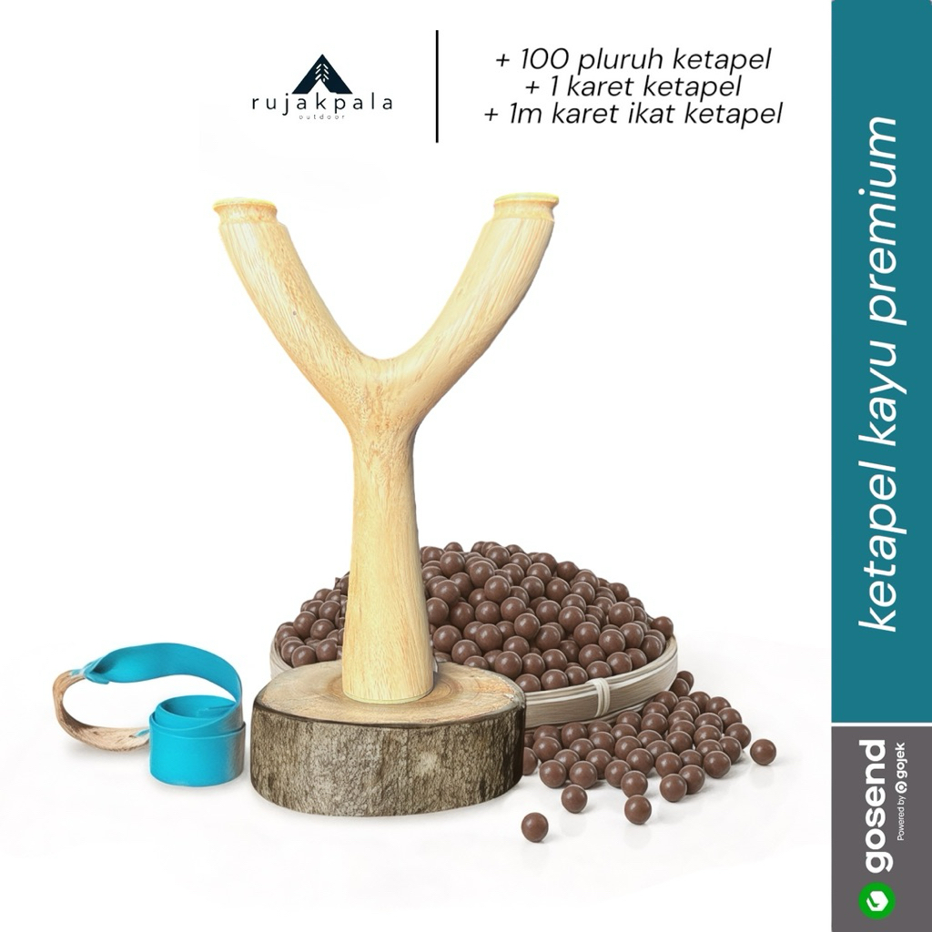 ASEM.1 ketapel cagak asli kayu asem / ketapel profesional full set