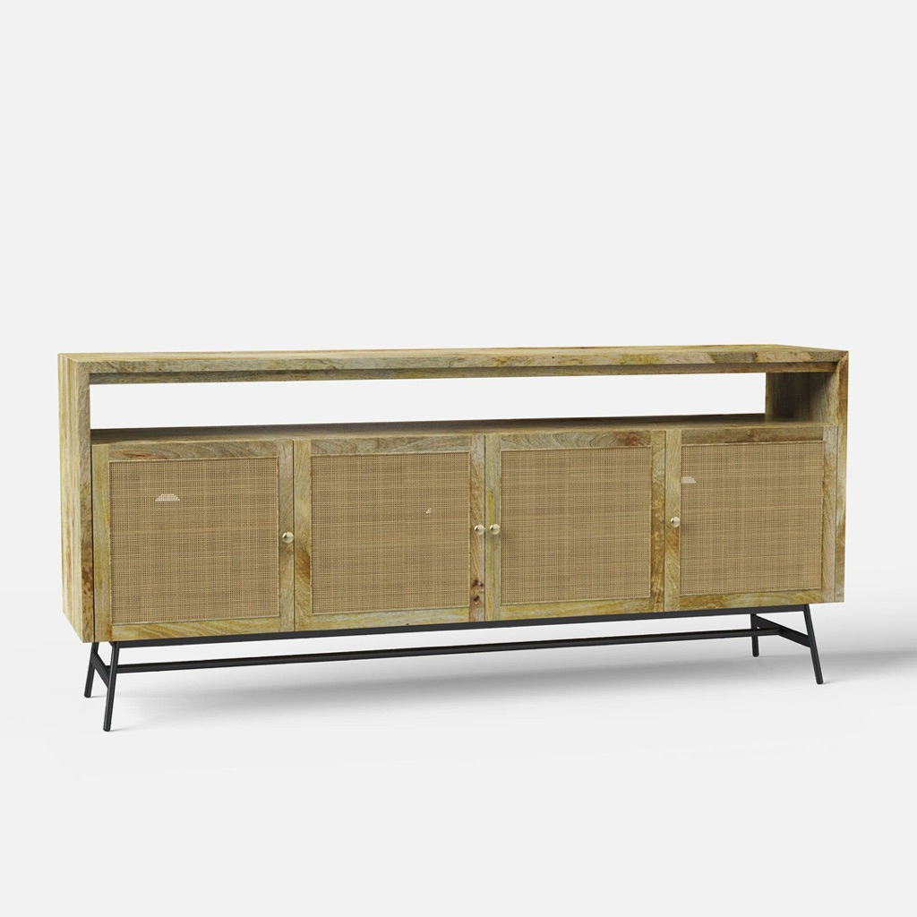 bufet tv jati / cabinet tv / cabinet retro / cabinet rattan