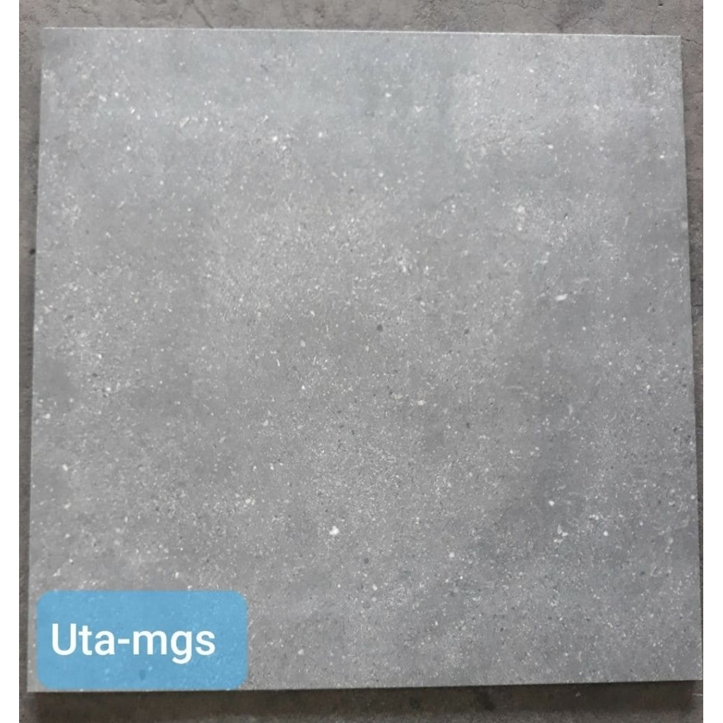 granit lantai dinding kamar mandi ruang cuci teras garsi dapur rumah ATENA 60x60 UTA MGS abu grey  m