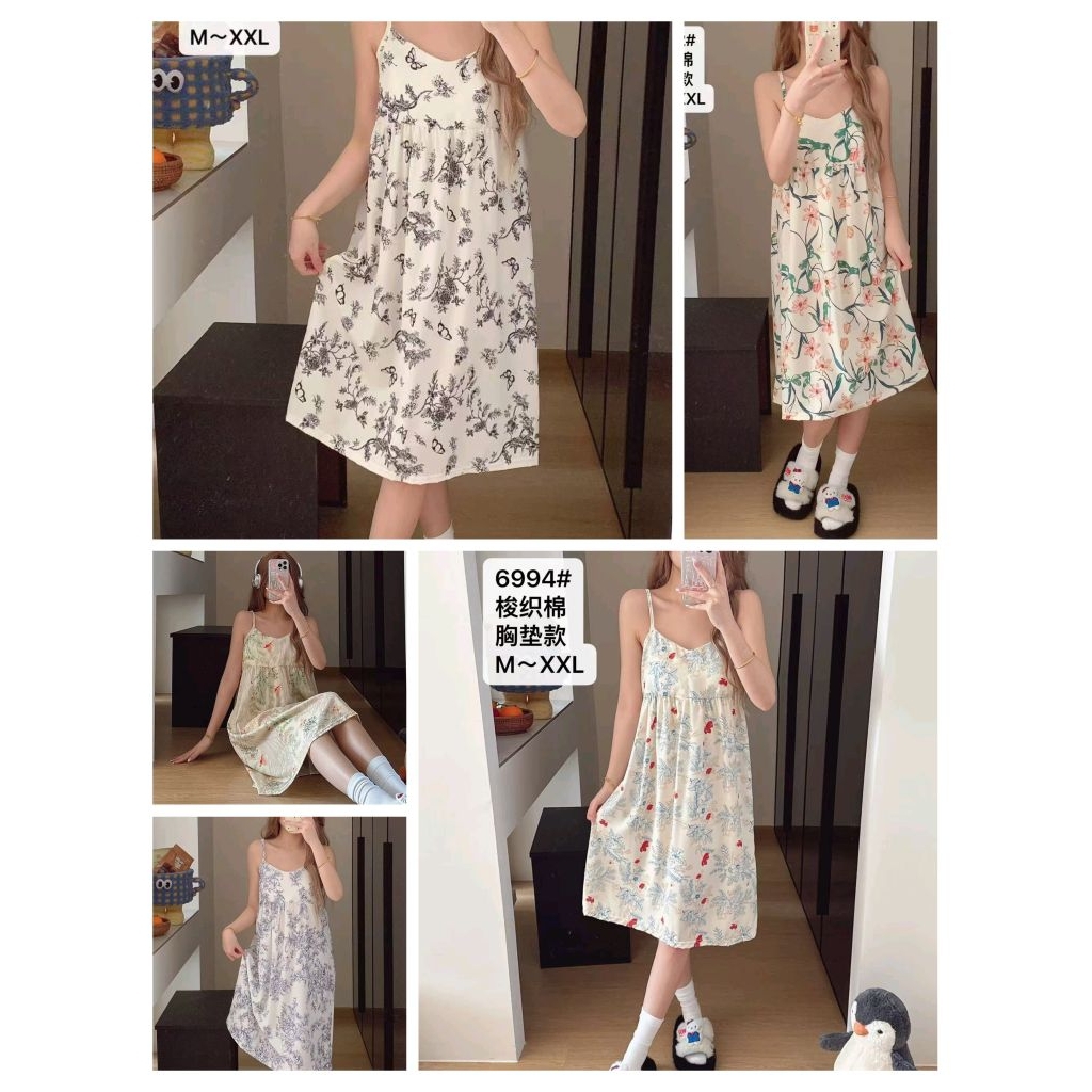 Daster xiu xiu 699 daster tanktop daster dress baju tidur tali satu wanita seksi