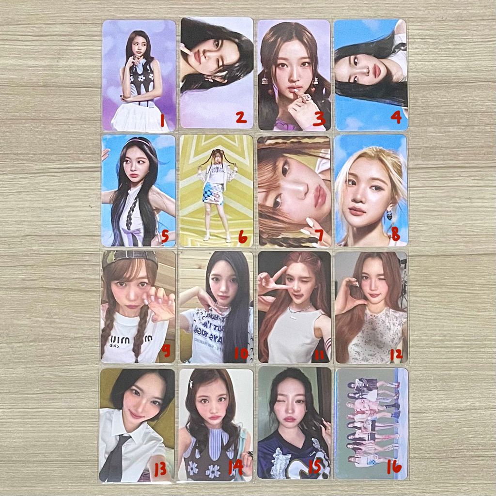 (readystock) hearts2hearts h2h qq music style photocard