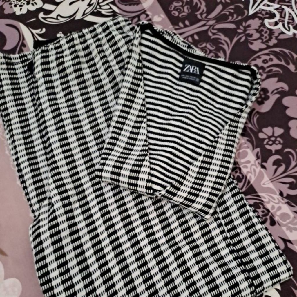 ZARA SET/Baju wanita/stelan vest