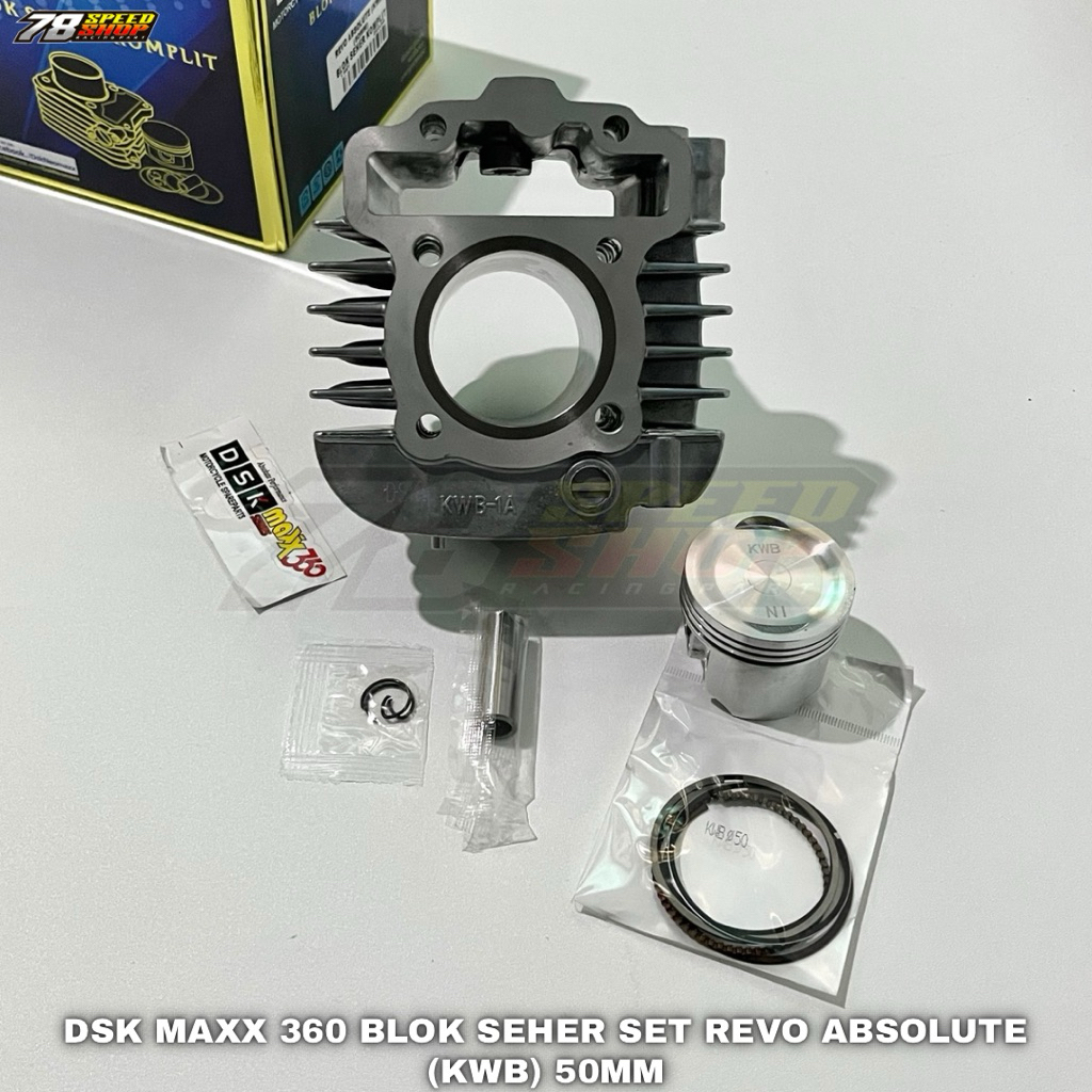 BLOCK BLOK SEHER BLOK MESIN KOMPLIT REVO ABSOLUTE 50MM BLOK SEHER REVO ABSOLUTE DSK NEOMAX BLOK SET 