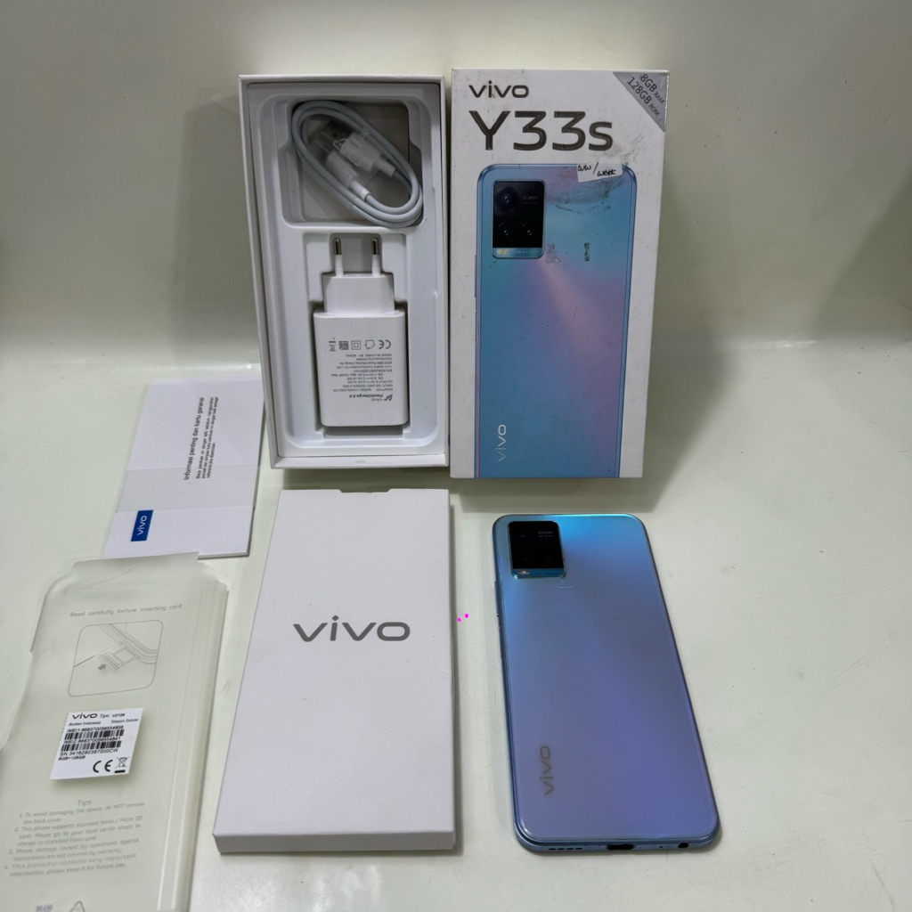 Vivo Y33s 8/128gb Fullset Second Garansi Resmi